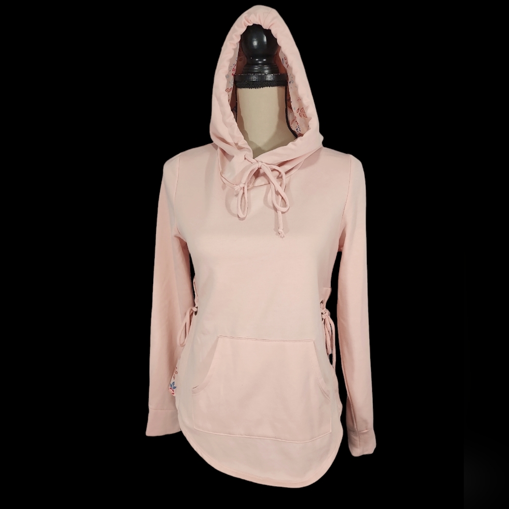 Self E Ligh Pink Hoddie Pullover.  Size M